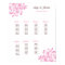 Dogwood Flower Wedding Seating Chart
