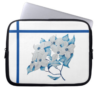 Dogwood Flowers on a Laptop Sleeve