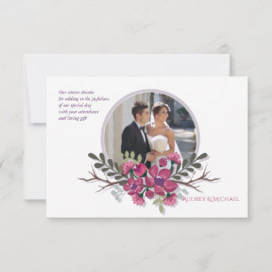 Dogwood Photo Thank You Notecard