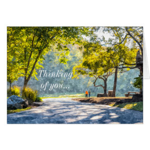 Dogwood Stroll Painterly Thinking Of You Card