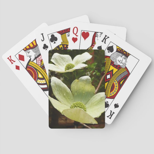 Dogwoods and Redwoods in Yosemite National Park Playing Cards (Back)