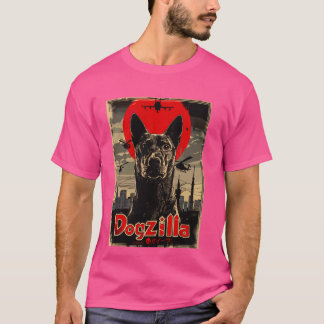 Dogzilla Dog Funny Dog Gifts For Men Women Kids T-Shirt
