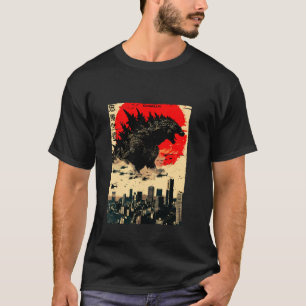 Dogzilla Dog Japanese Art Funny Dog Gifts For Men T-Shirt