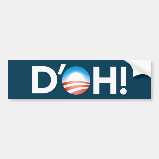 d'oh! bumper sticker (Front)