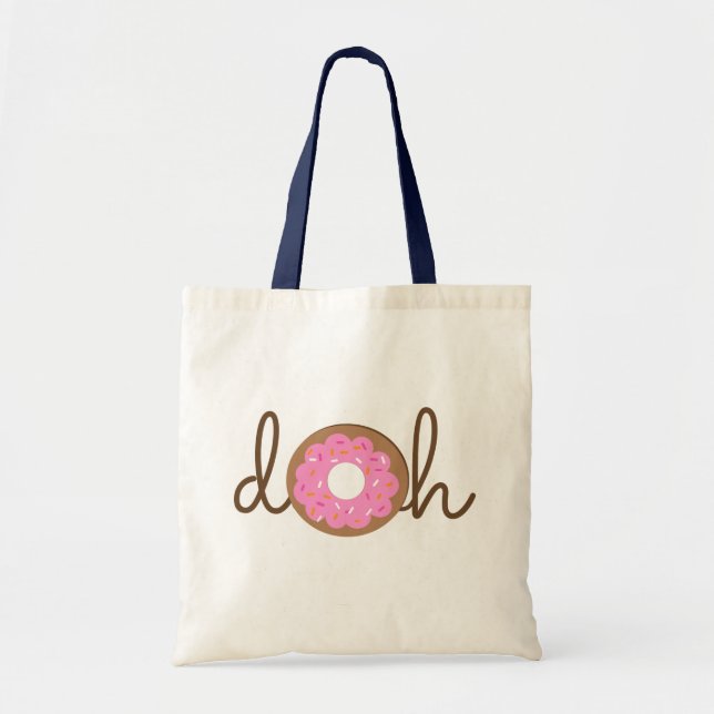 Doh Doughnut Tote Bag (Front)