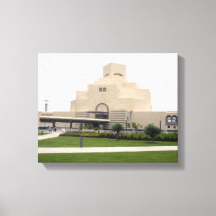 doha museum canvas print