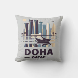 Doha Qatar Arabia Peninsula Cushion