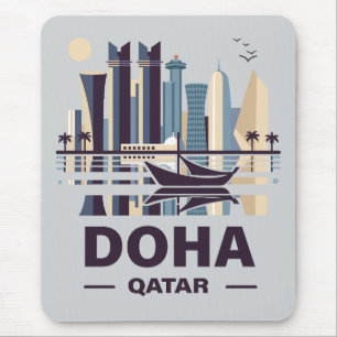 Doha Qatar Arabia Peninsula Mouse Pad