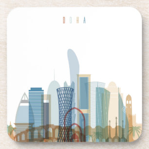 Doha, Qatar City Skyline Coaster