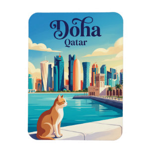 Doha Qatar Magnet