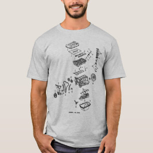 DOHC exploded with back logo T-Shirt