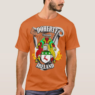 Doherty Family Name English and Irish T-Shirt