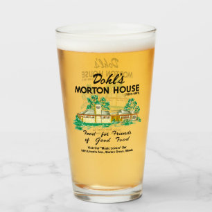 Dohl's Morton House Restaurant, Morton Grove, IL Glass