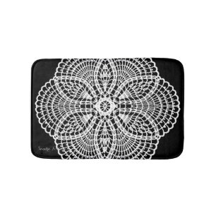 Doily Art Bath Mat