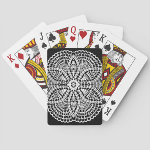 Doily Art Playing Cards