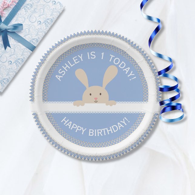 Doily Light Blue Paper Plate (Creator Uploaded)