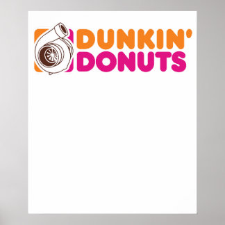 Doin' Doughnuts - Funny Racing & Drift Car Enthusi Poster