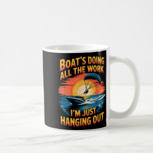 Doing All The Work Parasailer Paragliding Parasail Coffee Mug