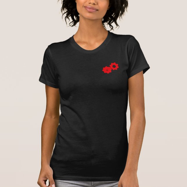 Doing Bad Things... (ladies red) [REVISED] T-Shirt (Front)