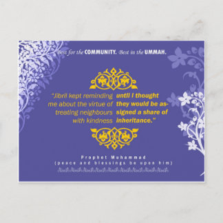 Doing good to neighbours Card