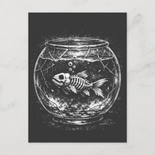 "Doing Great" - Goldfish by BurnsInHell Postcard