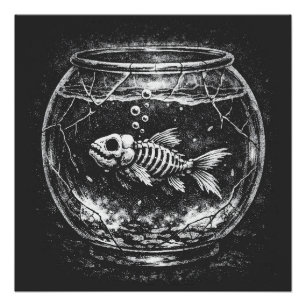 "Doing Great" - Goldfish by BurnsInHell Poster