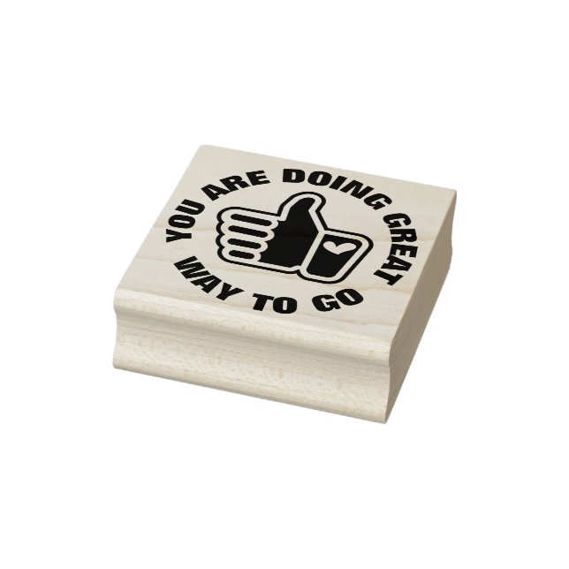 DOING GREAT WAY TO GO RUBBER STAMP (Stamp)