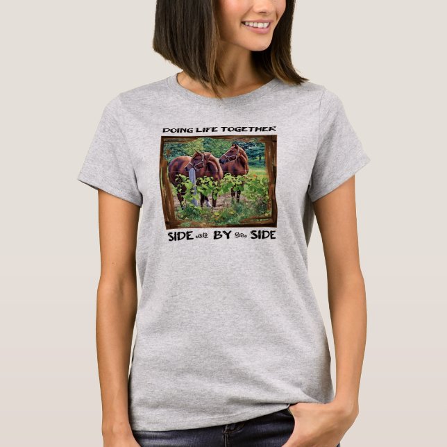 Doing Life Together - Side By Side T-Shirt (Front)