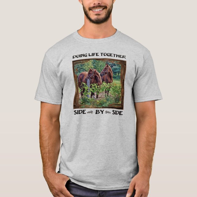 Doing Life Together - Side by Side T-Shirt (Front)