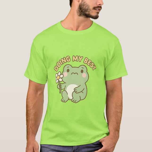 “Doing My Best” Frog Tee (Front)