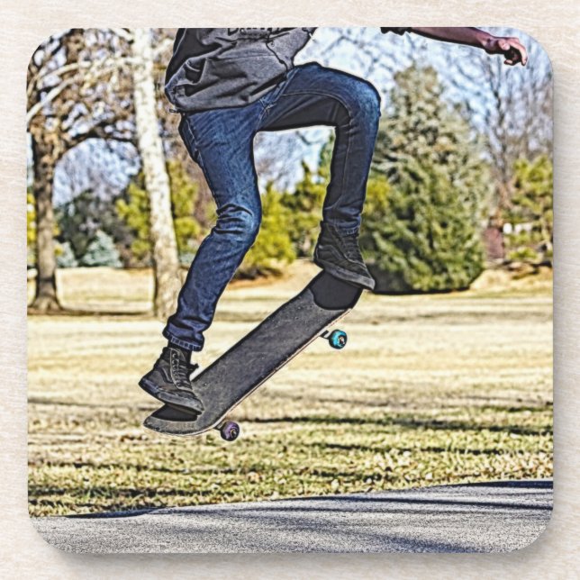 Doing The Ollie Painterly Coaster (Front)
