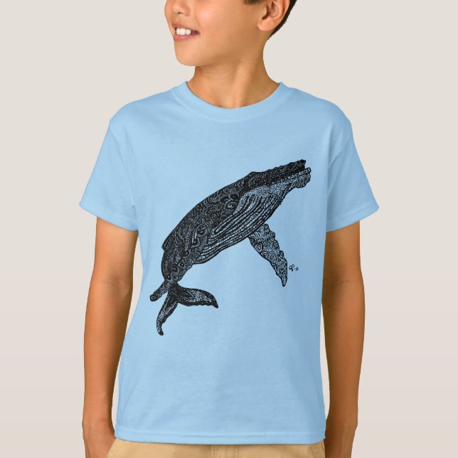 Doing Very Whale in this Kids' T T-Shirt (Front)