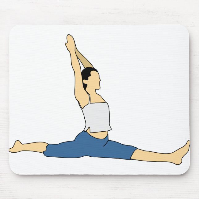Doing Yoga Mouse Pad (Front)