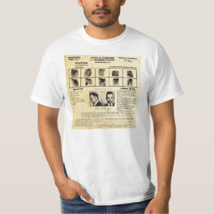 DOJ Identifcation order 1217 John Dillinger T-Shirt
