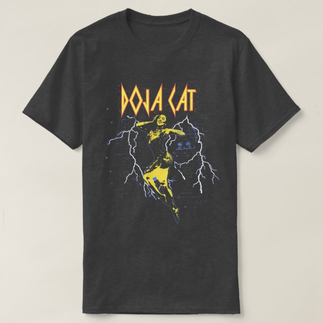 Doja Cat Lightning Planet Her  T-Shirt (Design Front)