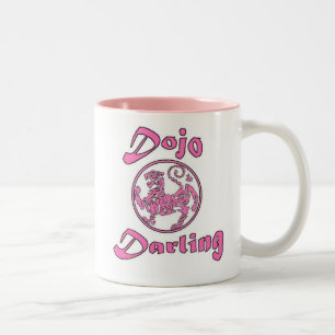 Dojo Darling Mug-Pink 2 tone Two-Tone Coffee Mug
