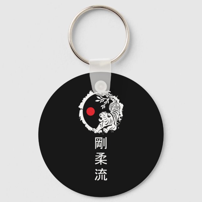 Dojo Training Karate Best Legacy Of Traditional Ma Key Ring (Front)