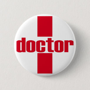 doktor 6 cm round badge