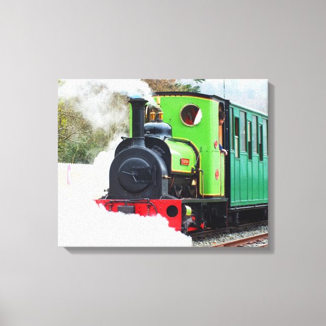Dolbadarn train canvas print (Front)