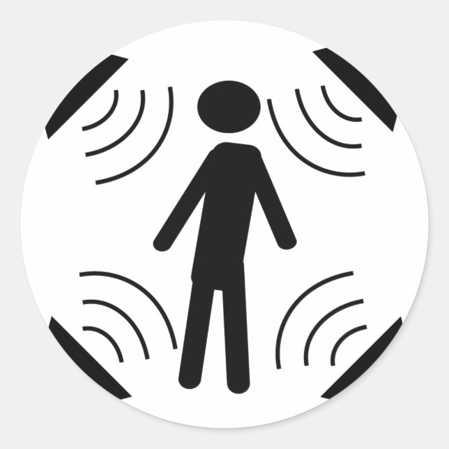 DOLBY icon Classic Round Sticker (Front)