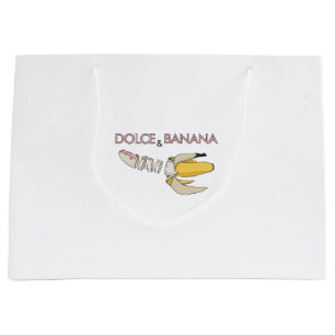 Dolce and banana large gift bag