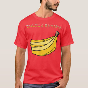 Dolce and Banana Vegetarian Banana Fruit Vegan 42 T-Shirt