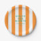Dolce Far Niente Cinque Terra Orange Cabana Stripe