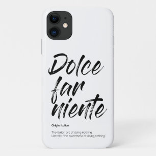Dolce far niente - Phone Cover (White)