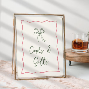 Dolce Vita Italian Bridal Shower Card & Gift Sign