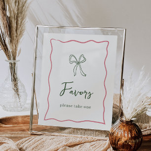 Dolce Vita Italian Bridal Shower Favours Sign