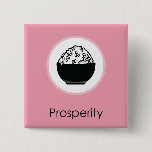 Doljabi Doljanchi Dol Korean 1st First birthday 15 Cm Square Badge (Front)