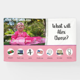 Doljabi Doljanchi Dol Korean 1st First birthday Banner