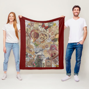 Doll Collectors Memories Fleece Blanket