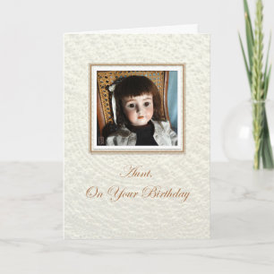 Doll Frances Aunt Birthday Card